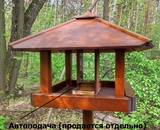 кормушка для птиц на столбе купить в Москве фото