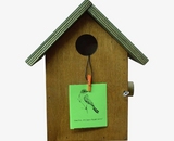 синичник домик для мухоловки горихвостки удобный фото