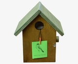 Синичник домик для маленьких птиц удобный фото